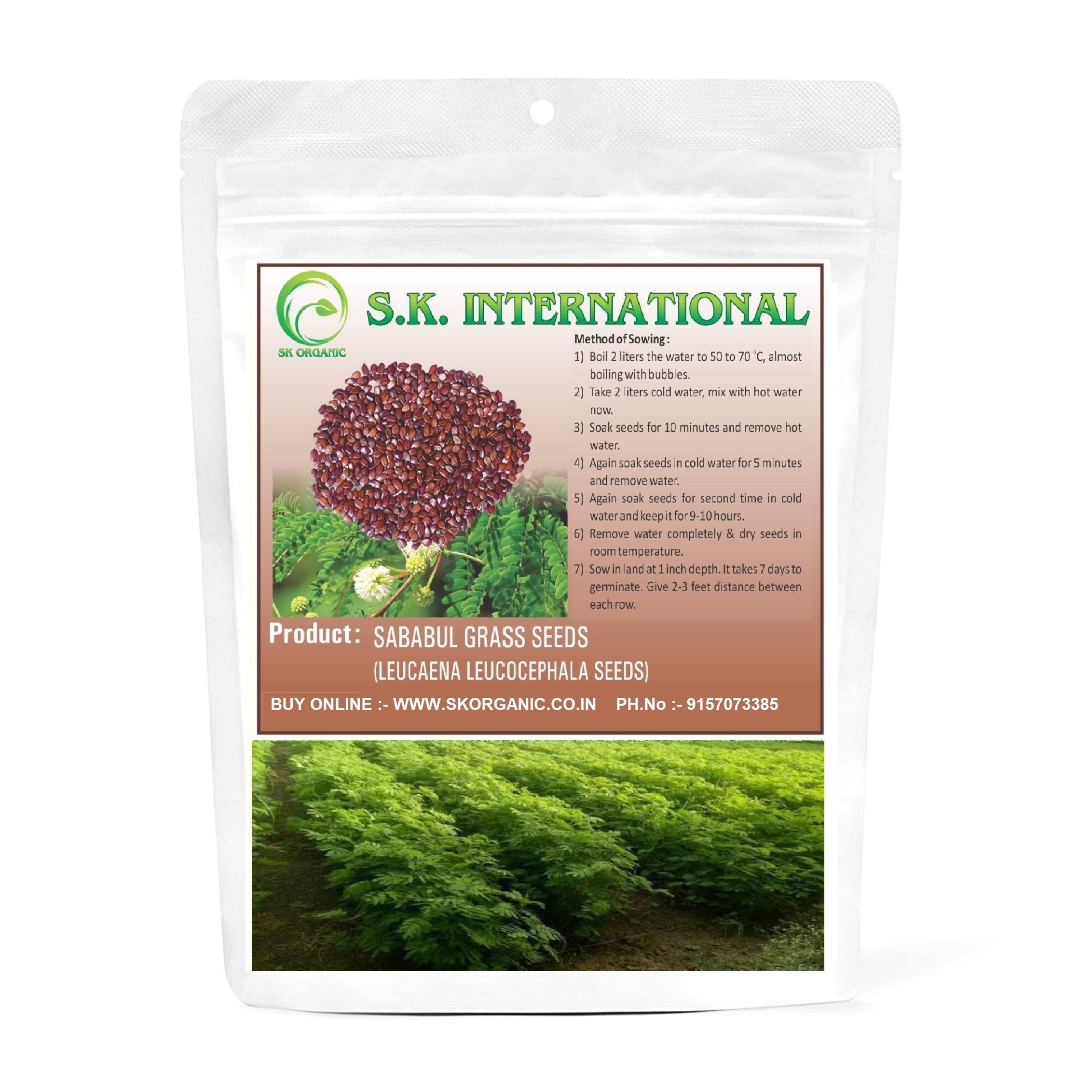 SK ORGANIC Sababul Grass Seeds for Cattle fodder like Goat sheep Buffalo cow 