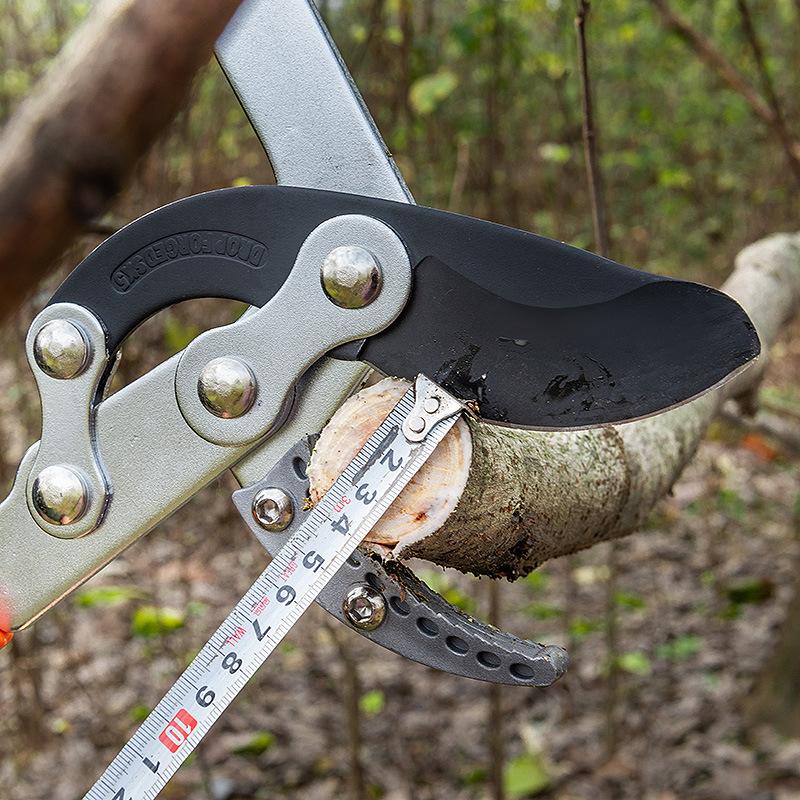 Professional Ratchet Anvil Lopper with size adjustement, Sturdy Telescopic Handles with Extra Leverage, Garden Pruning Tree Hedge Branch Cutter Garden Lopper (Rachet Looper)