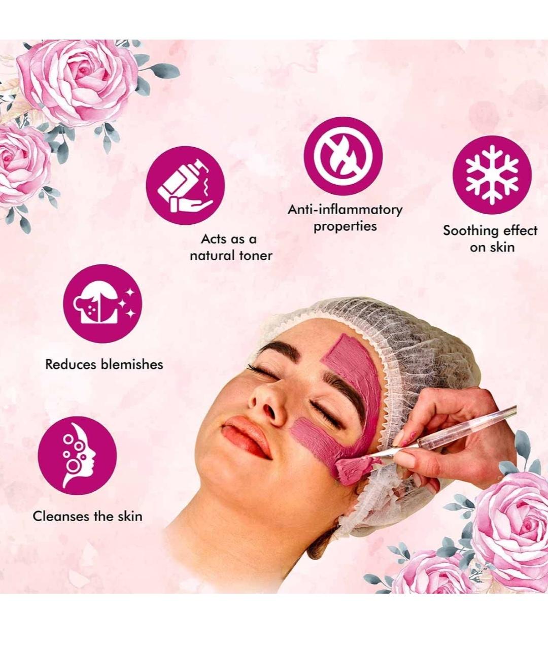 SK ORGANIC Rose petal powder For Face And Facial Skin (non treated and no chemicals)